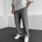 Ribbed Tube Leg Trousers