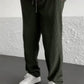 Ribbed Tube Leg Trousers