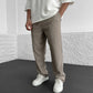 Ribbed Tube Leg Trousers