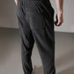 Ribbed Tube Leg Trousers