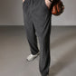 Ribbed Tube Leg Trousers