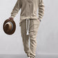 Athleisure-sett i kabeljacquard