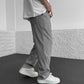 Ribbed Tube Leg Trousers